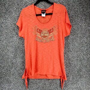 Harley-Davidson Orange Short Sleeve Tee